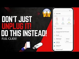 How to Safely Remove USB Drive on Android