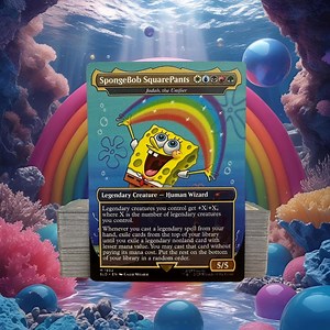 MTG Commander Deck EDH Deck Spongebob Squarepants 100 Magic Cards Custom Deck 5 Color Legendary Creatures Legends 5 Color Jodah, the Unifier - Etsy