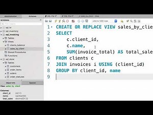 SQL #61 - Altering or Dropping Views [By Mosh Hamedani]