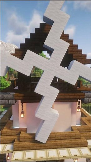 I Built a Realistic Windmill in Minecraft Java! 🌬️🌀#minecraft #minecraftshorts #minecraftbuilding