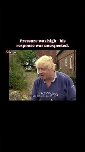 Asked about Brexit… he offered tea instead.