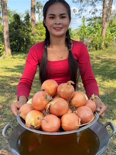 Cooking deep fried onion recipe | Onion Recipe