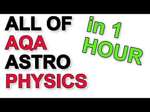 ALL of AQA Astrophysics A Level Physics Revision (in 1 hour)