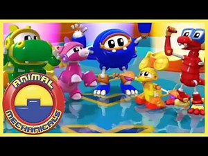 🐸🤖 Animal Mechanicals 🐸🤖 45 MINUTE COMPILATION of Full Episodes 🐸🤖 Cartoons for Children 🐸🤖