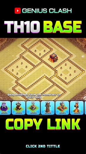 Th10 War / Trophy Pushing and Cwl Base! #shorts