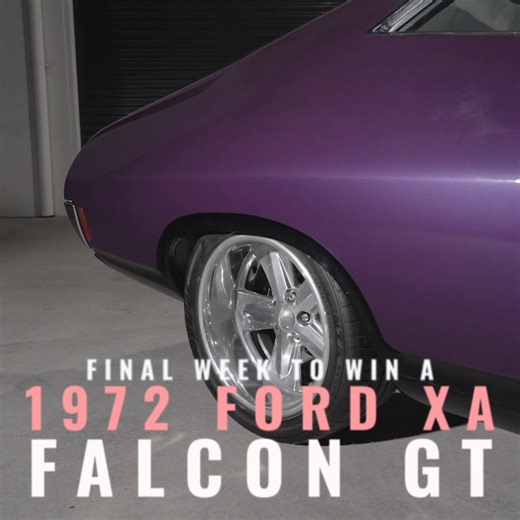 🚨𝗛𝗨𝗥𝗥𝗬, 𝗙𝗜𝗡𝗔𝗟 𝗪𝗘𝗘𝗞 𝗧𝗢 𝗪𝗜𝗡🚨 Last chance, WIN a '72 Ford XA GT Get 2X Entries cfac.co/xa Don't miss out, this is your last chance to win this rare Aussie classic. You only have a few days left to get your name in the draw to take home this beautiful 1972 Ford XA Falcon GT worth $180,000. The clock is ticking, and on Friday, one lucky person will take this classic home. It could be you, but only if you act NOW! 𝗜𝗠𝗔𝗚𝗜𝗡𝗘 𝗧𝗛𝗜𝗦 𝗖𝗟𝗔𝗦𝗦𝗜𝗖 𝗜𝗡 𝗬𝗢𝗨𝗥 𝗚𝗔𝗥𝗔𝗚𝗘 �