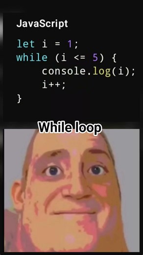 While Loop in 4 Programming Languages 🚀 #techshorts #python #code #memes