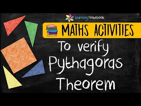 Verify Pythagoras Theorem || Class 7, 8, 9, 10 Maths Activity / Project / TLM