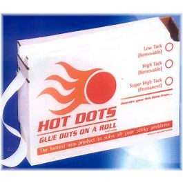 Glue Dots on a Roll - Hot Dots - Sticky Dots