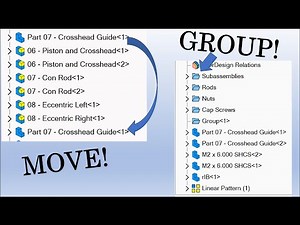 Alibre V27 Preview- Group and Re-Order Design Explorer Assembly Items!