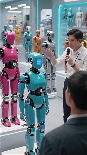 Epic Robot Showdown in the Future AI vs AI Battle Arena 2045