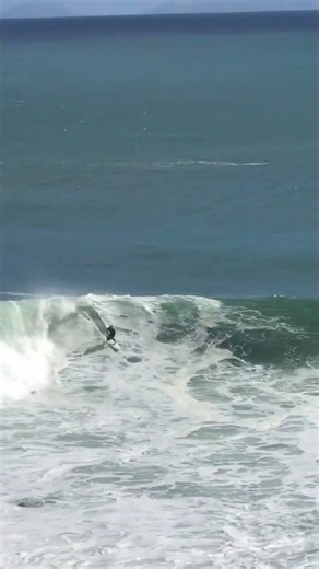 Surfing the cliffs off Cape Point South Africa !