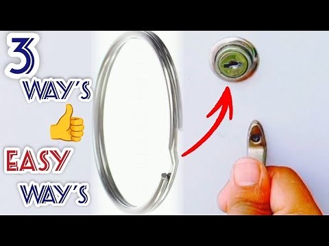 3 Ways To Open Drawer Lock Without key