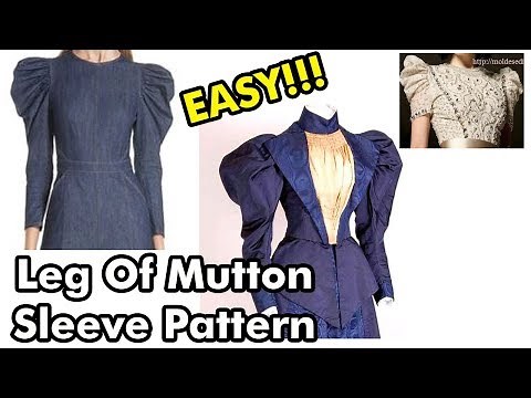 Leg Of Mutton Sleeve Pattern Tutorial //Pattern Making