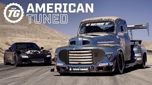 46K views · 406 reactions | What started life as a $225 beater has been transformed into a race-winning diesel sports truck. Builder Scott Birdsall started with a 1949 Ford F1 in poor shape and swapped nearly everything in it. The truck is powered by a 1400bhp 6.7-litre Cummins motor with a compound turbo setup, upgraded pistons, and full racing suspension. Rob takes this Pikes Peak racer out on the track and gives Scott the chance to drive his own 3-Rotor RX-7... | Top Gear | Facebook