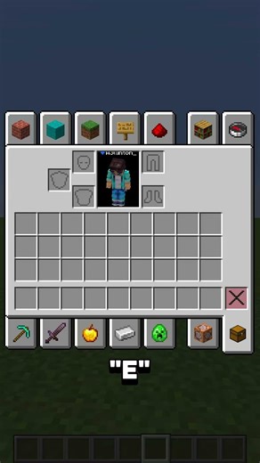 Como pegar itens secretos sem comandos! #minecraft #viral #tutorial #commandblock