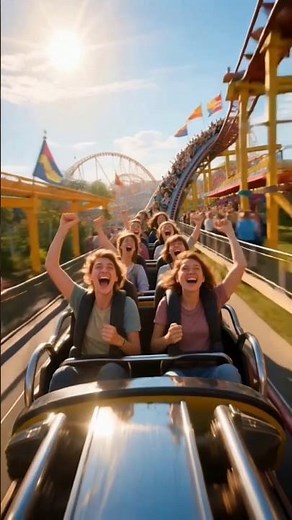 Ultimate Roller Coaster Thrill Ride in Ultra Realistic 3D | Cinematic POV Experience #viral #asmr