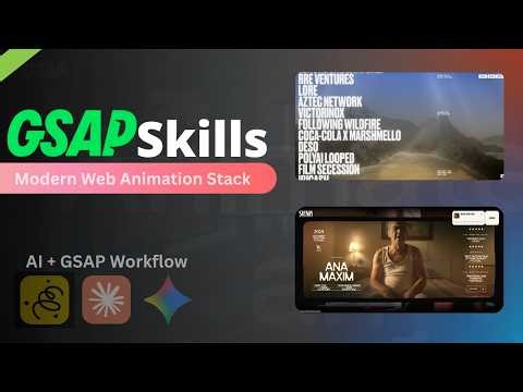 AI Built This Cinematic GSAP Website — And Made It Eco-Friendly (2026 Stack)