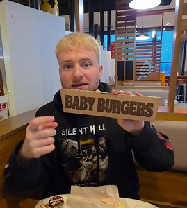 New "Baby Burgers" here at Burger King | Exploring with Josh