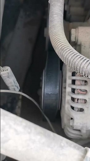 Service belt to be replaced
