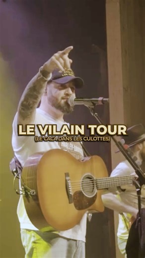 Lendemain de veille on Instagram: "La connaissez-vous celle là ? Une chanson triste et chaude ! 💩 Écoute notre reprise officielle du classique comique « 𝐋𝐞 𝐯𝐢𝐥𝐚𝐢𝐧 𝐭𝐨𝐮𝐫 (𝐥𝐞 𝐜𝐚𝐜𝐚 𝐝𝐚𝐧𝐬 𝐥𝐞𝐬 𝐜𝐮𝐥𝐨𝐭𝐭𝐞𝐬) », soit pour te mettre le sourire, ou ben pour te consoler si t’as aussi été victime d’un tel étr… euh, d’un tel affront. 😅 — Disponible maintenant sur notre nouveau EP « 𝐋𝐞 𝐩𝐢𝐞𝐝 𝐜𝐚𝐬𝐬𝐞́ ». 🎧🦶🏻 #LendemainDeVeille #LeVilainTour #LeCacaDansLesCulottes #Humou