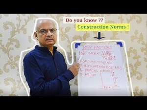 Building construction norms || Set back || Floor Area Ratio || Ground coverage || Civil Engineering