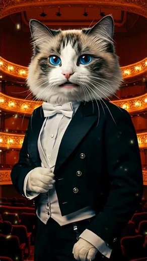 Opera Cat Sings Rossini – “Barber of Seville” (Largo al factotum)