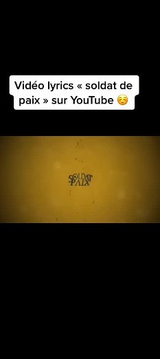Soldat de Paix - Soprano : Paroles et Signification