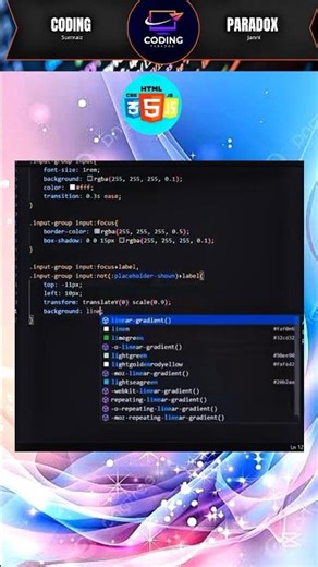 2025 design trend Glassmorphism I build this login form.Step up your UI game with this easy tutorial