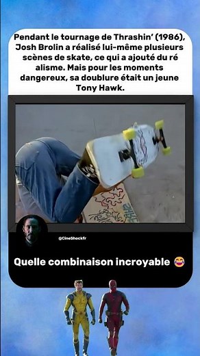 La Doublure de Josh Brolin Était… Tony Hawk 😭 | Thrashin' (1986)