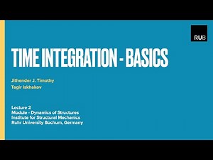 Lecture 2: Introduction to time integration (Euler, RK4 method)