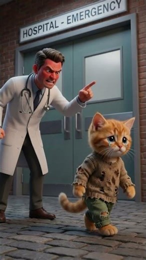 Sad Cat Saves Mother from Snake Attack 🐍🥺 Heart Touching Story | Happy Ending #shorts