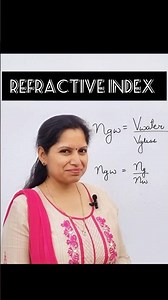Easily learn formula of Refractive Index