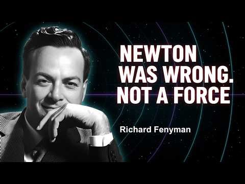 Gravity Isn’t Pulling You Down — Spacetime Is Pushing You Up | Richard Feynman