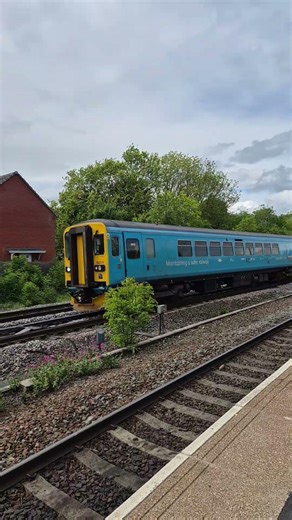 Class 153 Rail Head inspection train 153311 passing Syston Station