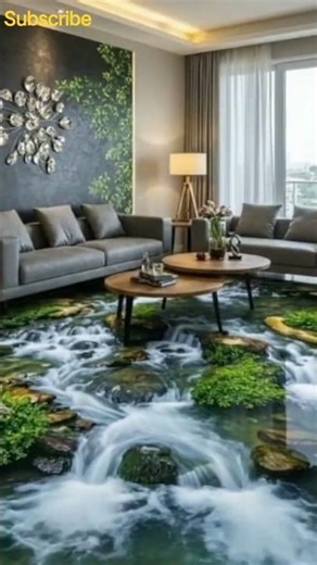 1. Forest Stream Epoxy Living Room 🌿#shorts