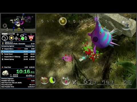 Pikmin 1^2 Randomizer (Enemies + Parts) speedrun 1:19:25