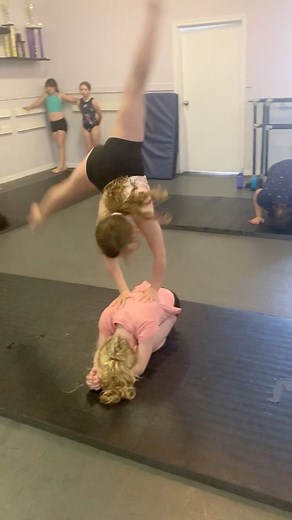 Miss Jayde | How many different partner cartwheel tricks can you do?! Check out these seven partner cartwheel variations and see if you can try them... | Instagram