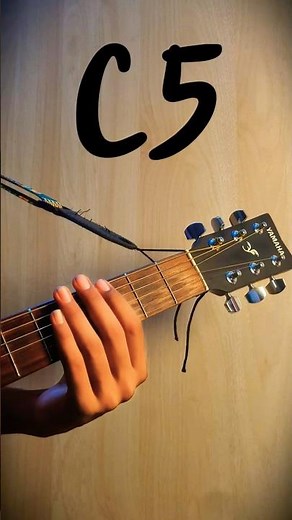Guitar lessons for beginners (C5 chord) #guitar #chords