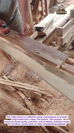 Satisfying Wood Planing Process | Perfectly Smooth Timber Finish