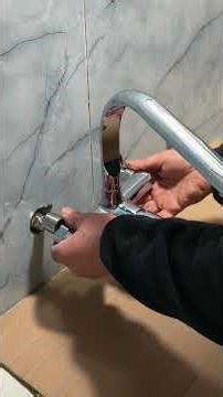 Installing an italian kitchen sink mixer leveling properly!