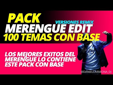 DESCARGAR PACK con 100 CANCIONES de MERENGUE VARIADO CON BASE ✘ EXITOS VERSION REMIX GRATIS 2026