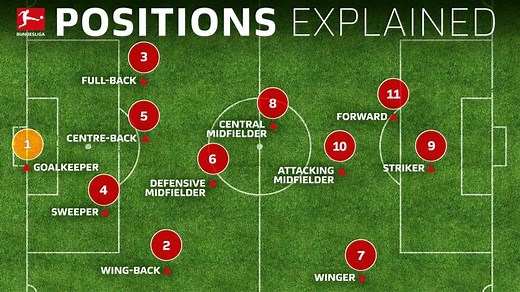 Soccer positions explained: names, numbers and what they do