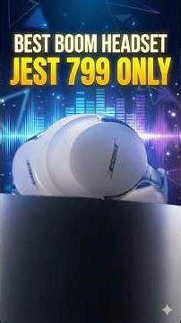 🔥 Big Boom Sound at a Small Price! 🔥🎧 Best Boom Headset just ₹699 only!🤑