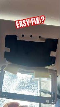 How to replace a sun visor #diy