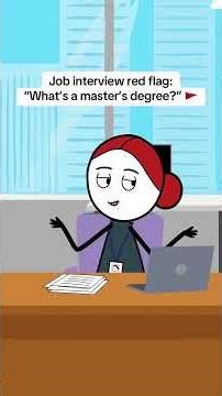 POV The Interviewer Has No Idea What a Master’s Degree Is 🤡