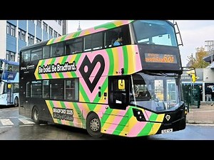 *Bradford 2025 UK City of Culture livery* first Bradford Wright StreetDeck 35235 SL16 YOW route 620