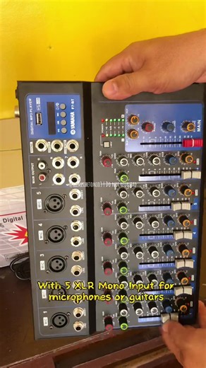 Yamaha F7 Professional Audio Mixer Overview and Setup