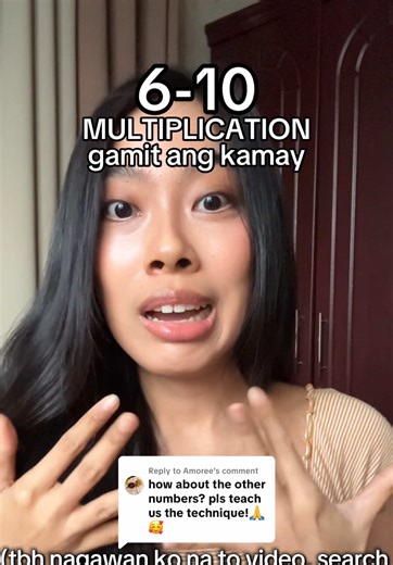 Multiplikasyon 6-10 Gamit ang Kamay: Mga Tips