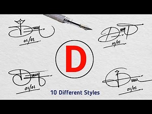 Stylish signature design with letter B | Creative signature idea